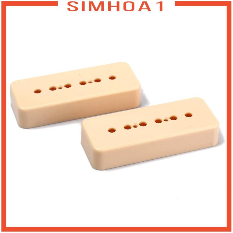 [Simhoa1] Pack of 2 Humbucker Pickup Cover 50/52 มม.เสาสําหรับ P90 สบู่บาร์กีตาร์