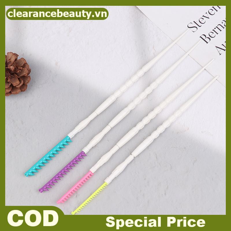 CLEARBE 30 ชิ้น Hair Root Perm Rods Bars Curlers ชุดพร้อมคลิป 2.3/3.3 มม. วีเอ็น