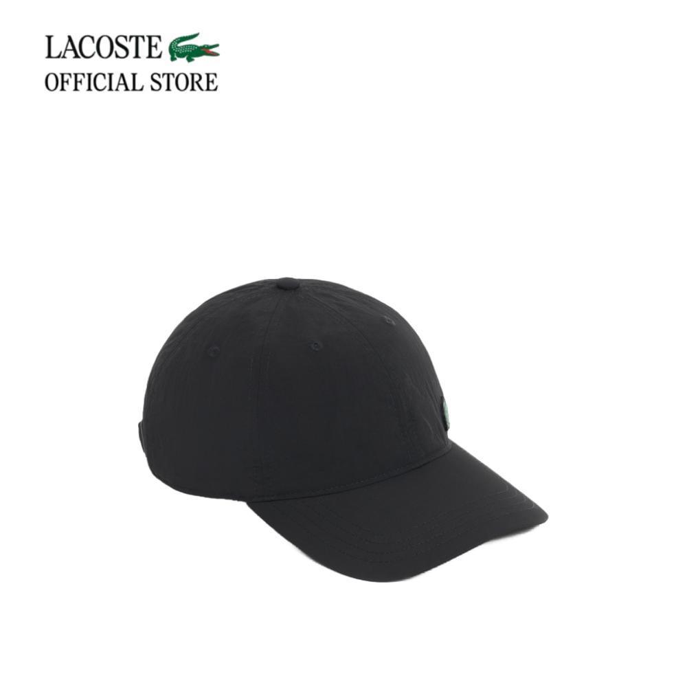 LACOSTE หมวกผู้ใหญ่ TAFFETA CAP รุ่น RK5123 - NOIR