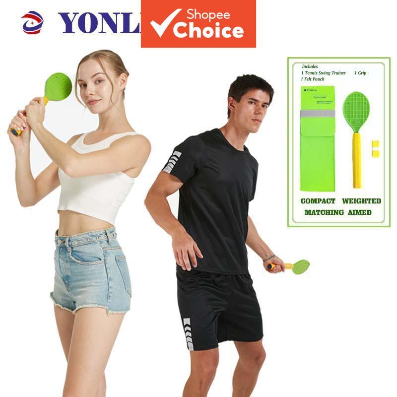 TENNIS SWING TRAINER ไม้เทนนิส Power Builder น้ําหนักสองเท่าครึ่งความยาว Technique และ Strength Training Tool