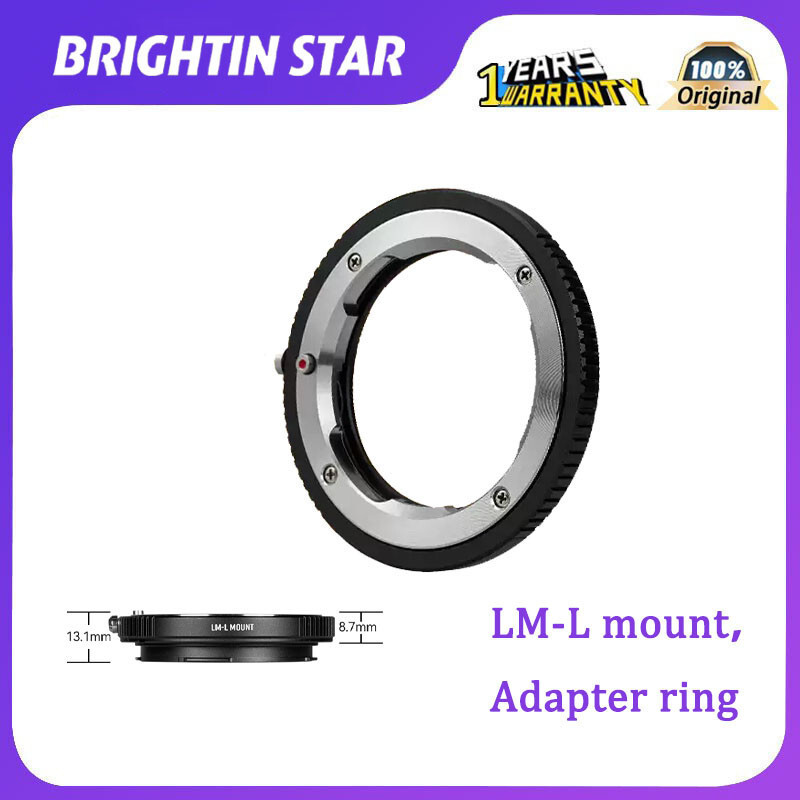 วงแหวนอะแดปเตอร์ Brightin star LML เหมาะสําหรับแปลงเลนส์ LeicaM เป็นกล้อง mirrorless ของ Panasonic S