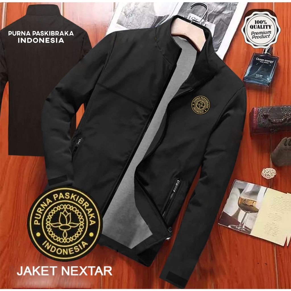 NEXTAR JACKET SCREEN PRINTING CUSTOM PURNA PASKIBRAKA SCREEN PRINTING - เสื้อแจ็คเก็ตสําหรับผู้ชายแล