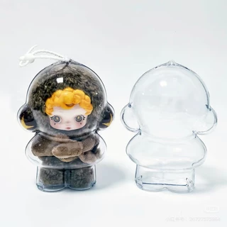 [ผู้ขายท้องถิ่น]🚚2PCS SKULLPANDA You Found Me! Series ตุ๊กตาผ้ากํามะหยี่เคส HD กล่องเก็บของใส SP V3V2V1 กันน้ํากันฝุ่นอุปกรณ์เสริมที่เก็บตุ๊กตา