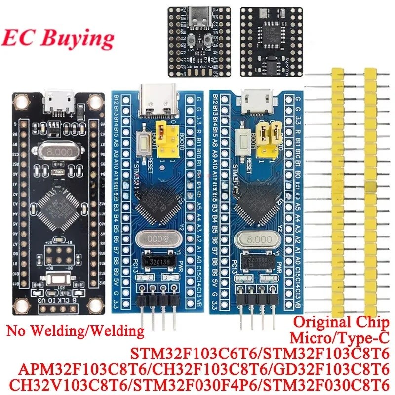 STM32F103C6T6 STM32F103C8T6 CH32F103C8T6 APM32F103C8T6 CH32 ARM STM32 ระบบขั้นต่ํา Development Board