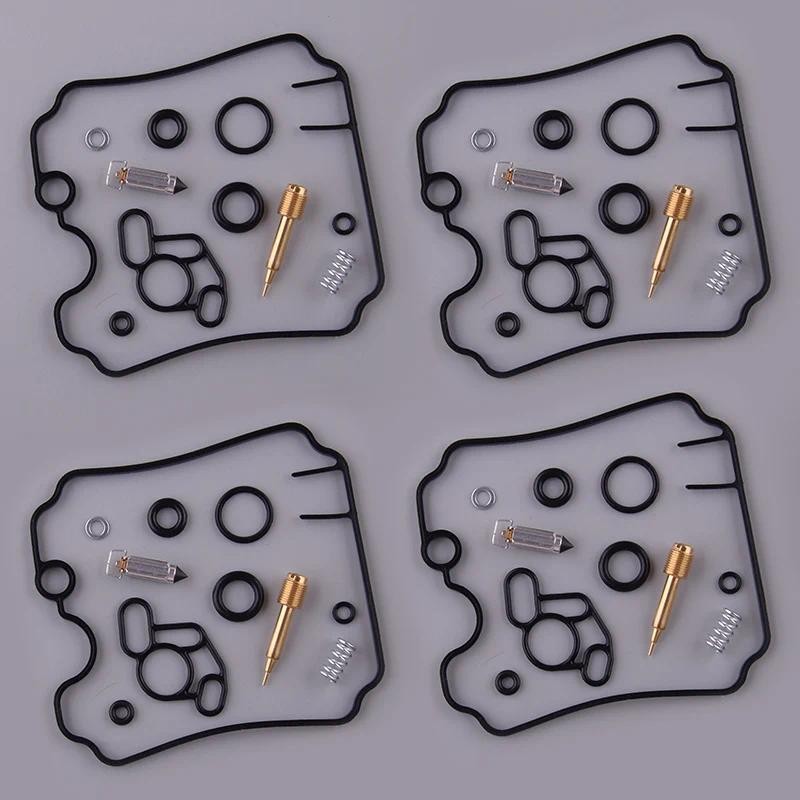 4 ชุดรถจักรยานยนต์คาร์บูเรเตอร์ซ่อมลอยเข็ม Mixture Kit fit สําหรับ Yamaha FZR 1000 Genesis Exup 3LE 
