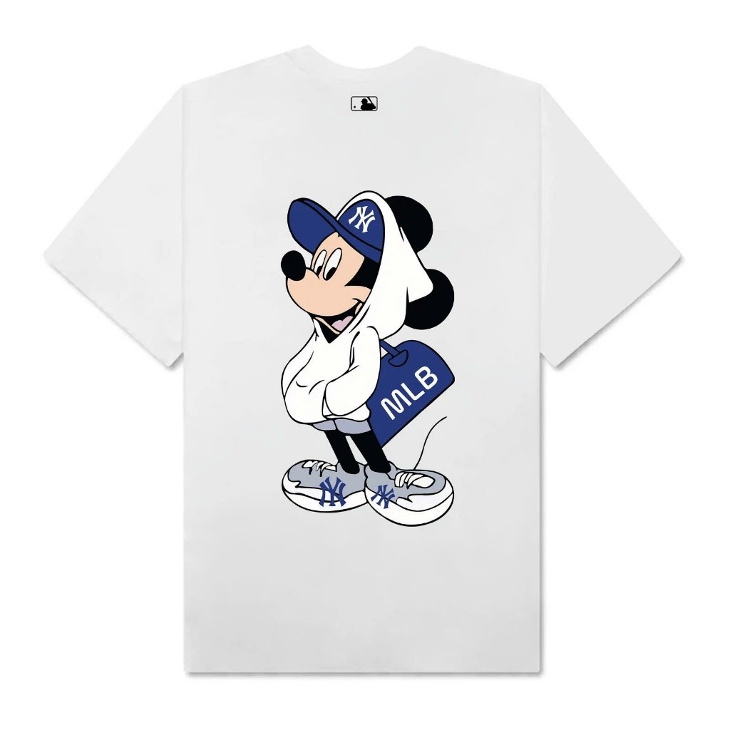 MBL เสื้อยืดคอกลมแขนสั้น Basic Pure Cotton-NY Mickey