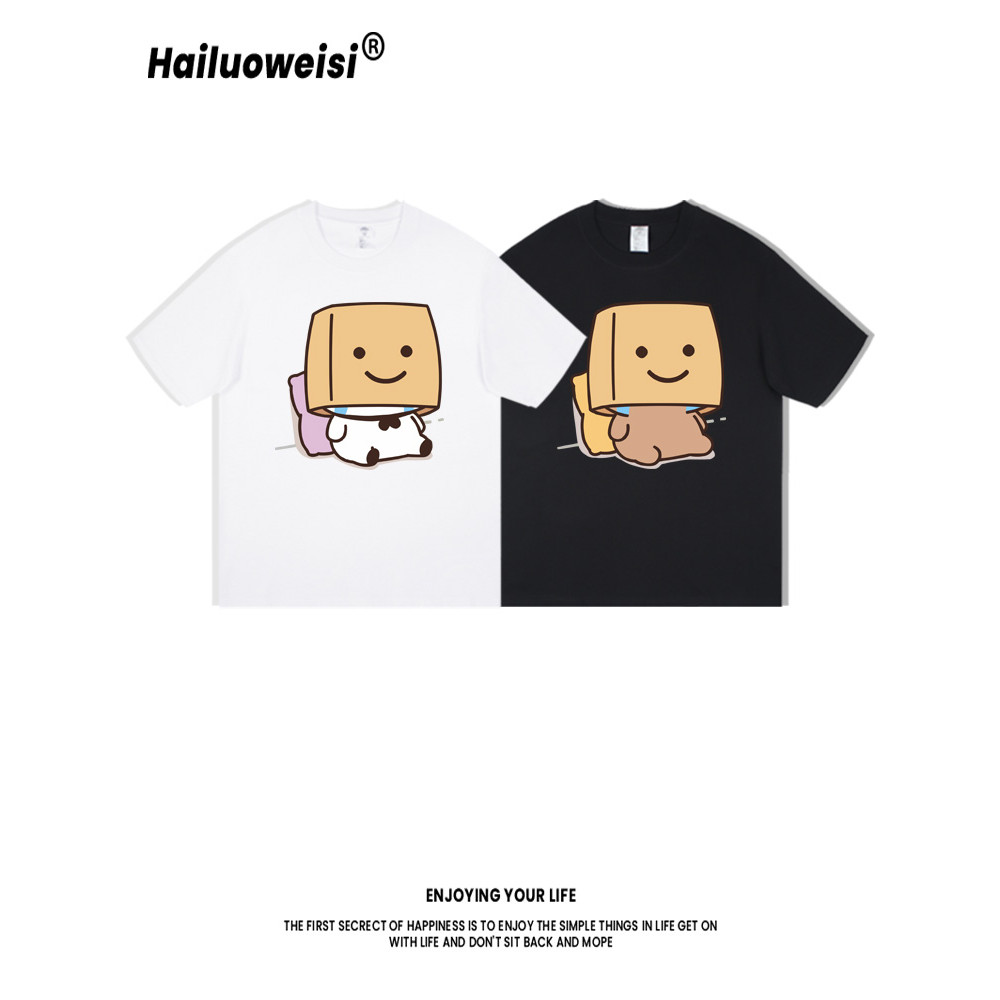 ชุดเสื้อยืดคู่ Bubu Dudu ลายหมี เหมาะสำหรับผู้หญิง