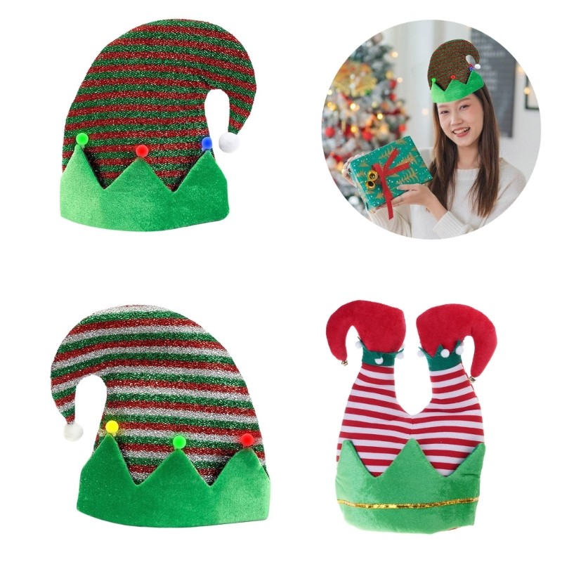 Well Cheerful Hat Christmas Slouch Beanies Leprechaun Hat Holiday Unisex Wear
