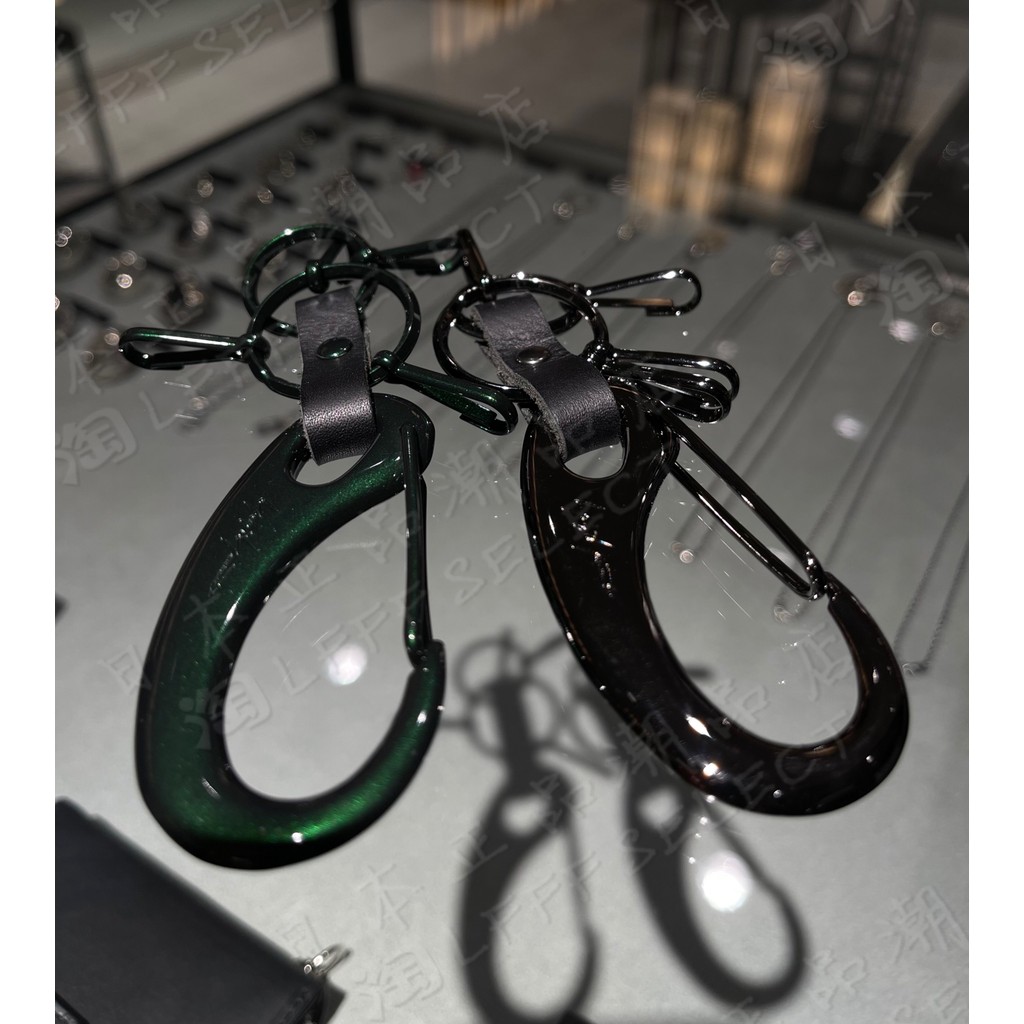 Yohji Yamamoto Yohji Yamamoto 21AW พวงกุญแจโลโก้ลายเซ็นพิมพ์