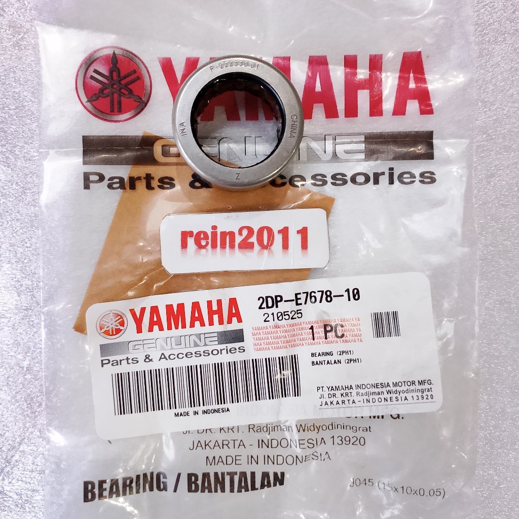 -[ อุปกรณ์ตกแต่งรถยนต์ ] BAMBOO BEARING PULLY PULLEY NMAX AEROX 155 MIO M3 ORIGINAL YAMAHA 2DP E7678