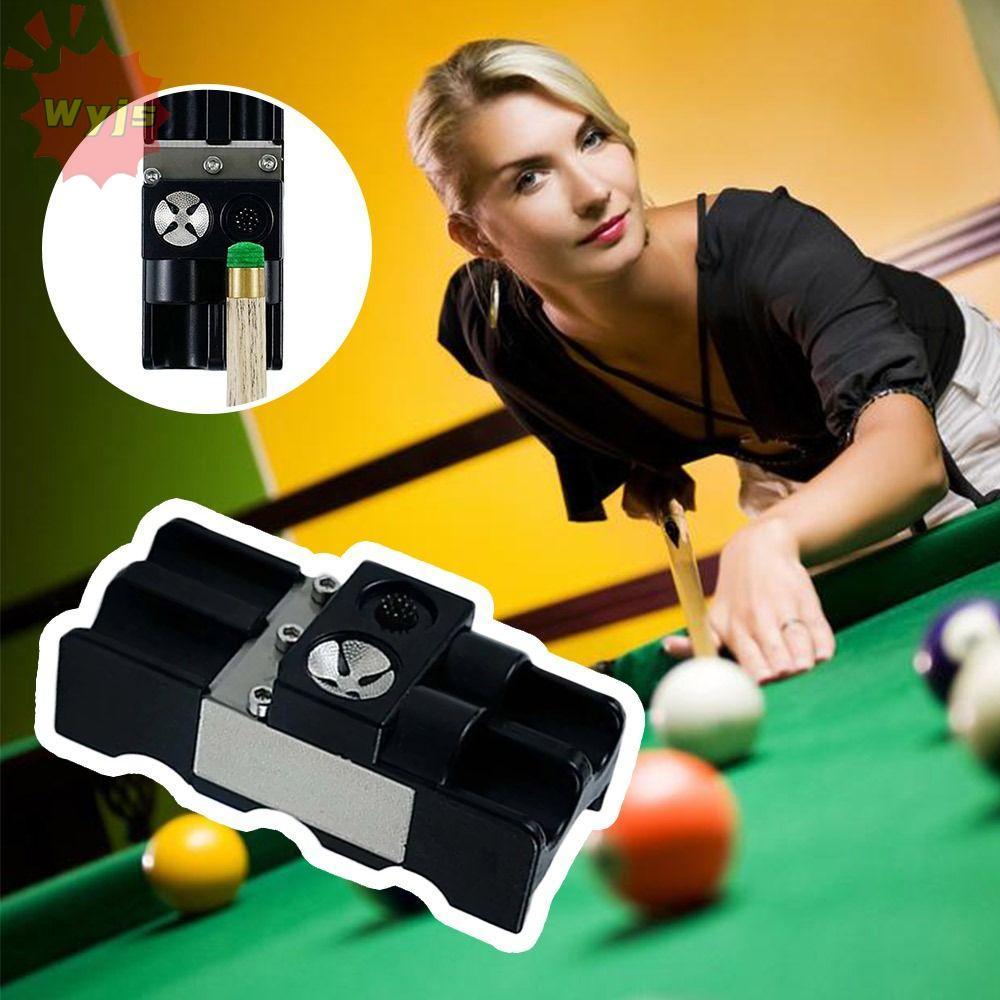 WYJS Cue Tip Repairer อุปกรณ์ซ่อมบิลเลียดแบบหลายฟังก์ชันสำหรับ Snooker และ.Pool Cue_tip_corrector