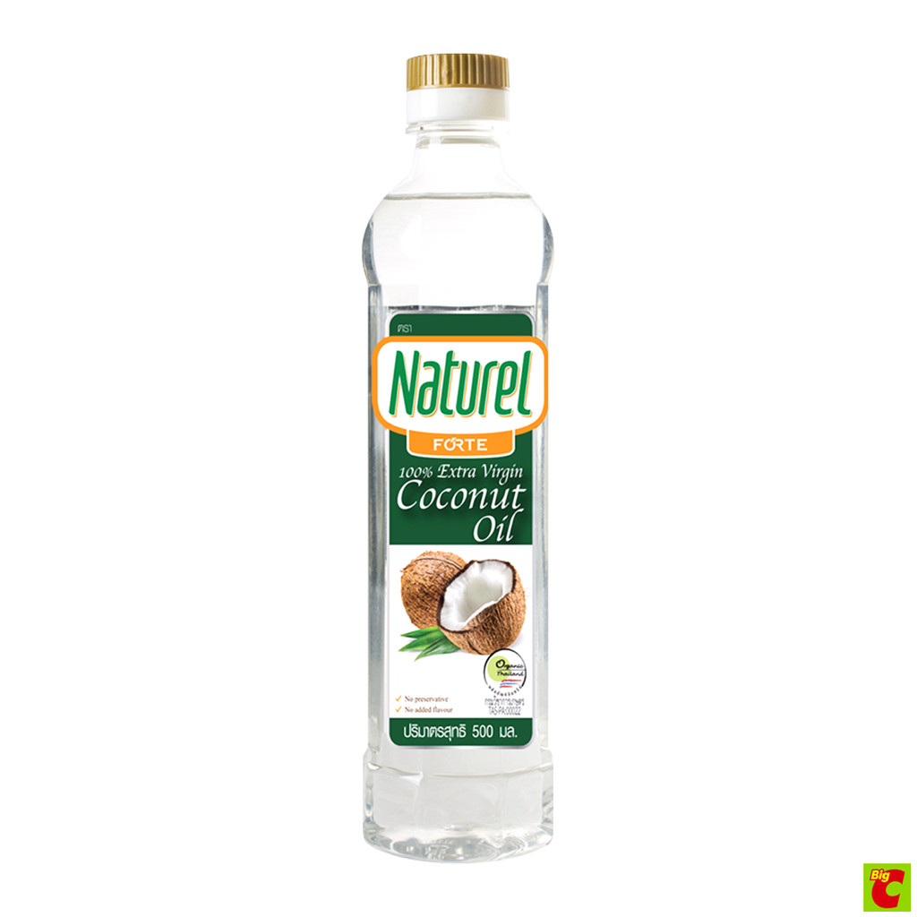 เนเชอเรล ฟอร์เต้ น้ำมันมะพร้าวสกัดเย็น 100% 500 มล.