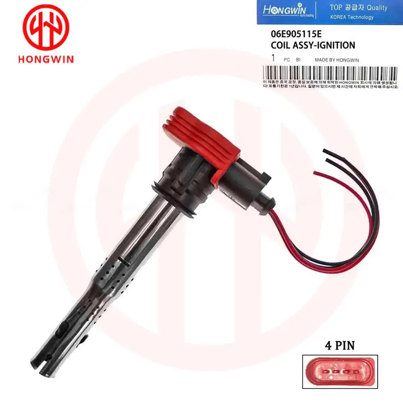 06อี905115E Coil Pack สําหรับ Audi A3 A4 A5 R8 8P Quattro VW CC Golf GTI 2.0L 3.0L 3.2L V6 V8 FSI 06