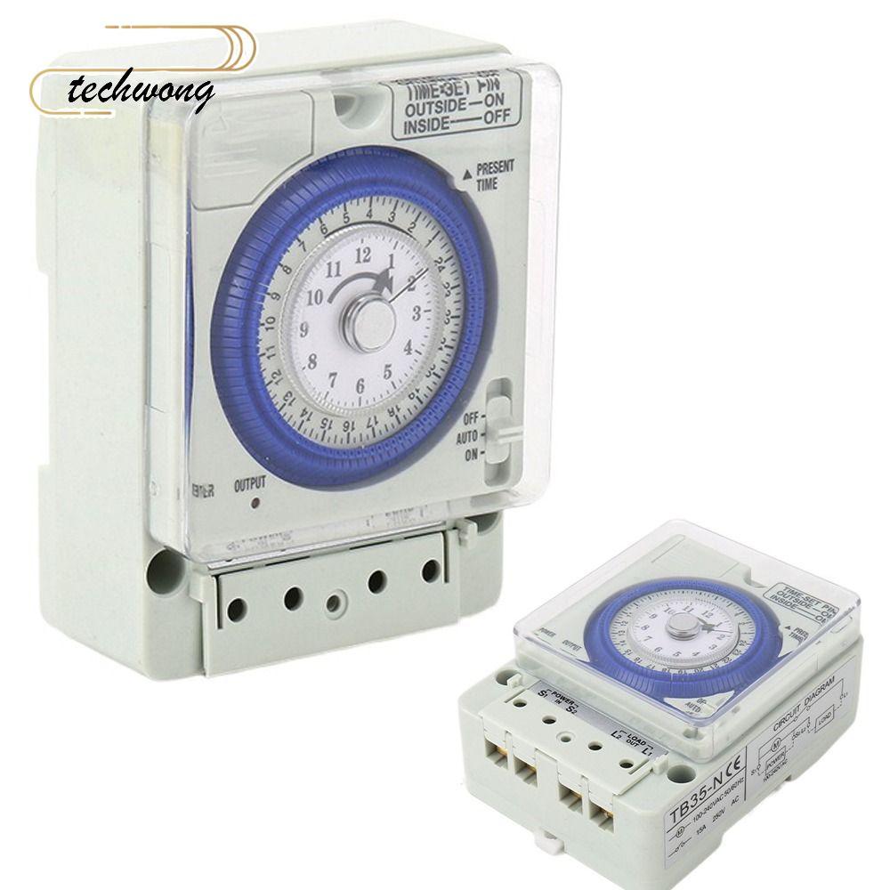 TECHWONG Interval Controller, ประหยัดไฟฟ้า Easy To Operate โปรแกรม Controller, ที่แม่นยํา Analog Tim