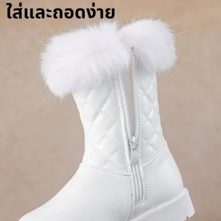 [พร้อมส่งจากไทย] รองเท้าบูทเด็ก รองเท้าบูทเด็กมีขน รองเท้าอบอุ่น รองเท้าบูทกันลื่น รองเท้าแฟชั่น Boots