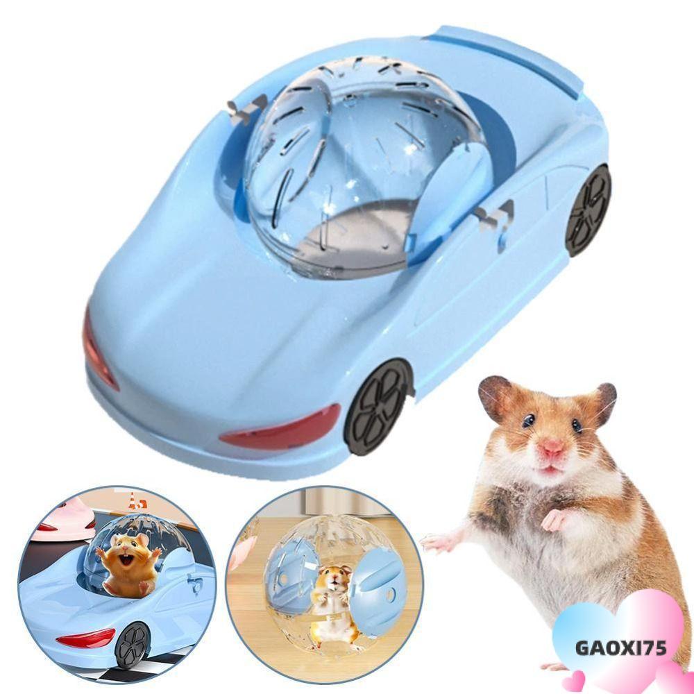 GAOXI75 Hamster Sport Ball, Plastic Transparent Ferret Running Ball, ล้อออกกําลังกายหนูแฮมสเตอร์ตลกข