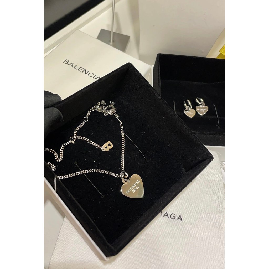 ป้ายเดิม AAA+1: 1 B @ LEN ** AG * 22 ชุดต่างหูสร้อยคอตัวอักษรรักสไตล์ใหม่