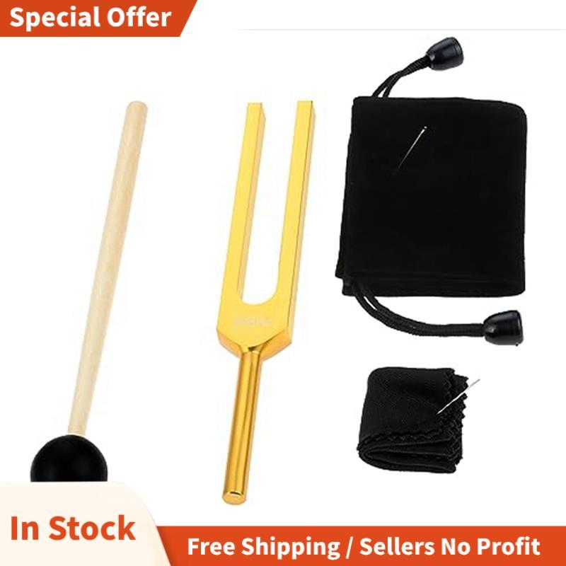 ส้อมจูน 528 Hz ส้อมจูนสีทอง 528 Hz สําหรับ Healing เครื่องดนตรี การทําสมาธิ ผ่อนคลายบ่อทํา