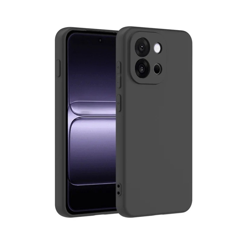 สําหรับOneplus 13TกรณีSlim Matteสีดํานุ่มTPUสําหรับOneplus 13TซิลิโคนปกหลังOneplus13Tเคสโทรศัพท์