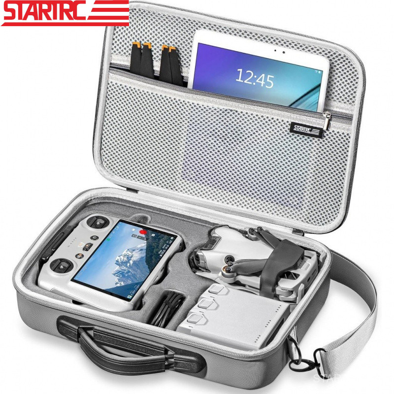 กระเป๋าพกพา STARTRC สำหรับอุปกรณ์เสริม DJI Mini 4 Pro, กระเป๋าเดินทางแบบพกพา, กระเป๋าสะพายไหล่สำหรับโดรน