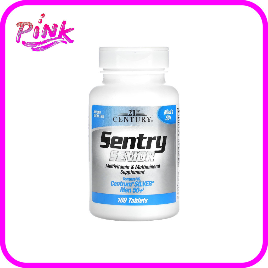 21st Century Sentry Senior  Multivitamin & Multimineral Supplement  Men's 50+ 100 Tablets
