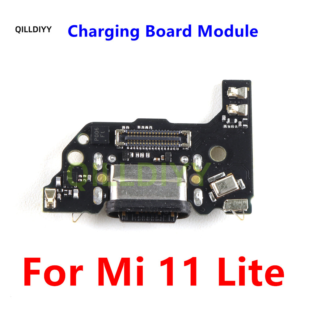 USB Type-C ชาร์จพอร์ต Flex สําหรับ Xiaomi Mi 11 Lite 5G/Mi 11 Lite Connector M2101K9AG