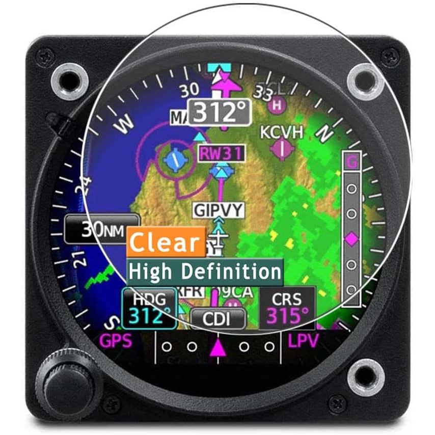 ฟิล์มกันรอยหน้าจอ 3 แพ็ค เข้ากันได้กับสติกเกอร์ฟิล์ม Garmin GI 275 GI275 TPU [ ไม่ใช่กระจกนิรภัย ]