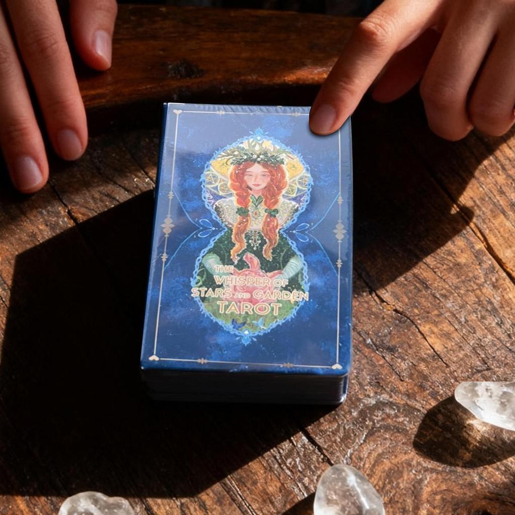 กระซิบของดาวและสวนไพ่ทาโรต์วิญญาณกระดาษแม่มดฟอร์จูนเรียกเข้าด้วยกันบัตรอ่านอาชีพเริ่มต้นตาเยน - รูปที่ 4