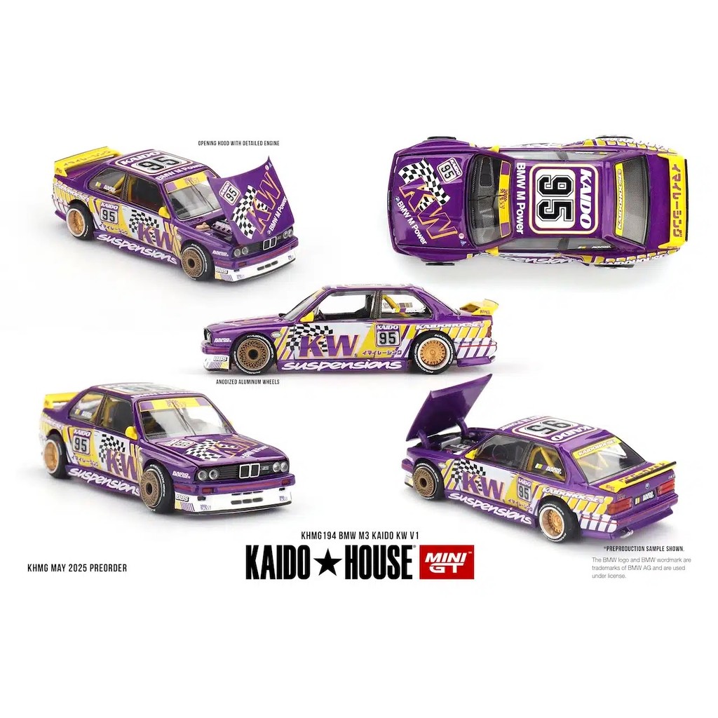 MINI GT No.194 Kaido House BMW M3 Kaido KW V1 KHMG194