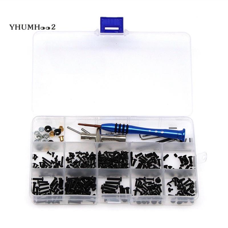 [yhumh002]M2 M2.5 M3 ชุดสกรูยึดกล่องเครื่องมืออุปกรณ์เสริมสําหรับ  144001 144010 124007 124016 12401