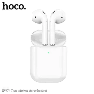HOCO EW74 คือหูฟังไร้สายแบบ (TWS) ที่ใช้การเชื่อมต่อผ่าน บลูทูธ 5.4 มีดีไซน์แบบกึ่งอินเอียร์ (semi-in-ear)