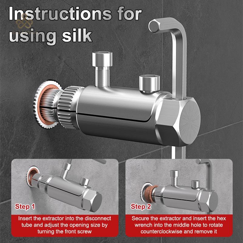 HELINYUE Universal Faucet Broken Wire Extractor Damaged Screw Extractor Remover Wire Stripped Screw 