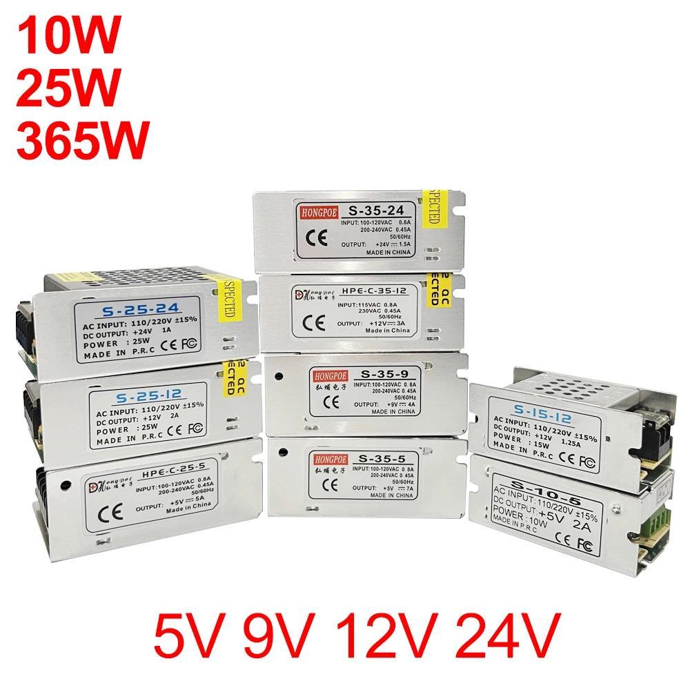 10W 25W 35W 5V 9V 12V 24V AC-DC 100-240V ถึง 5V 9V 12V 24V 1A 2A 3A 4A 5A 7A Switching Power Supply 