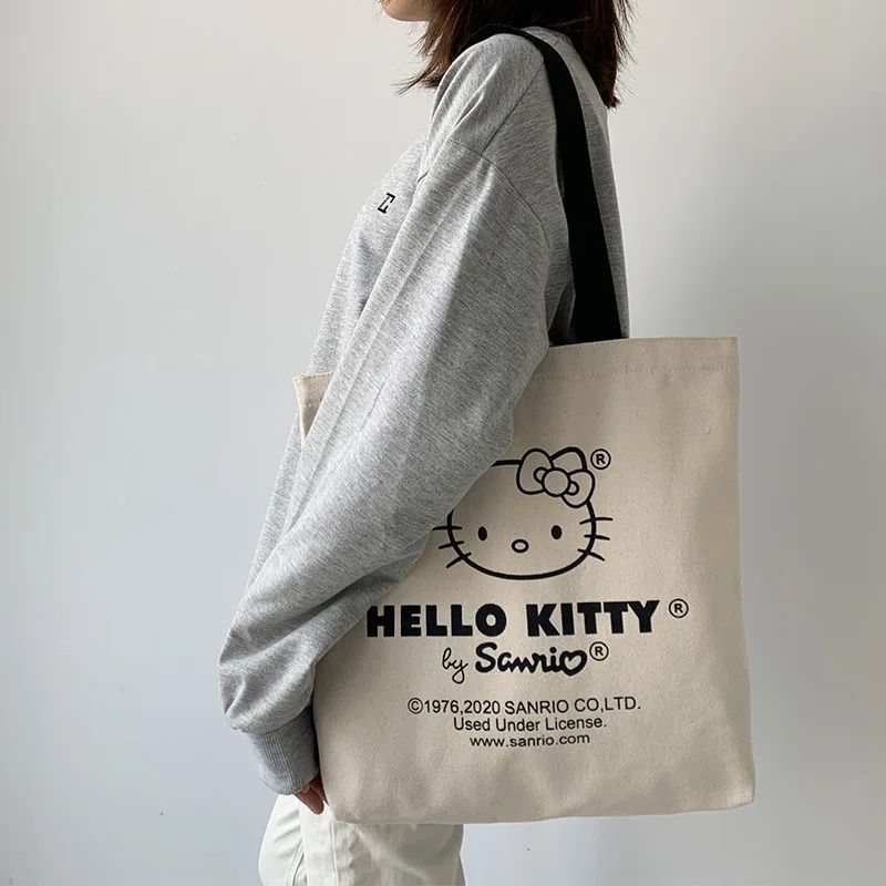 กระเป๋าถือ Tote Bag hello kitty Aesthetic Personalized Custom Reusable