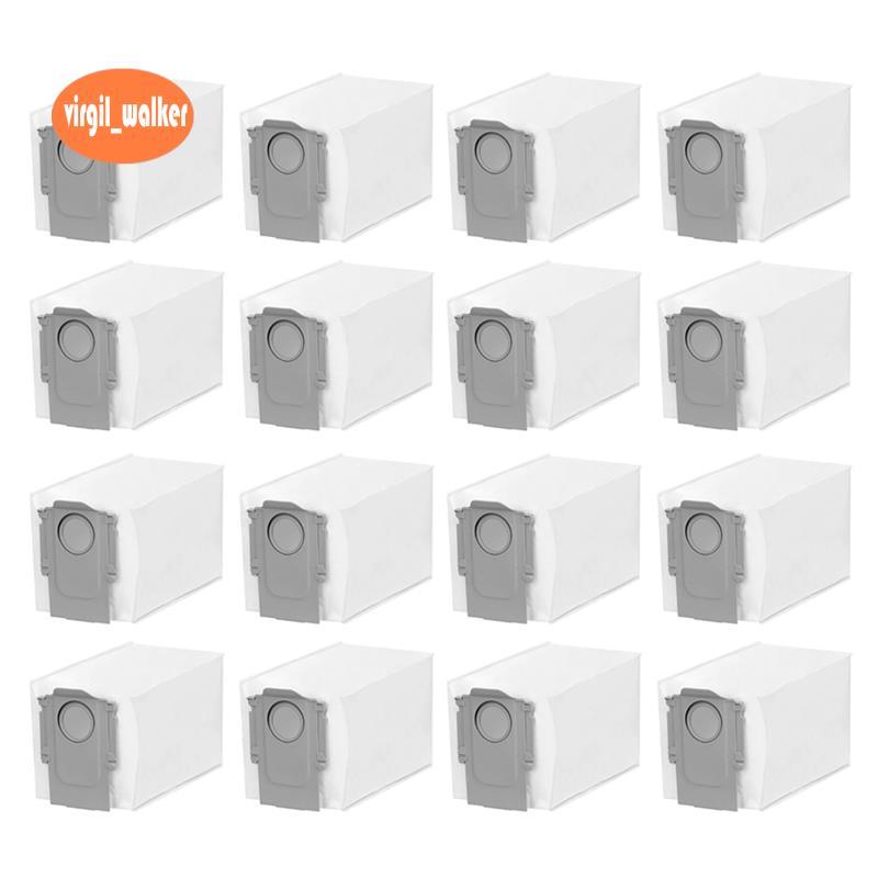 ถุงเก็บฝุ่น 16 ชิ้นสําหรับ S8 Maxv Ultra/Q /Q Maxv/Q S/Q Pro/S8 Max Ultra/Q Master ชิ้นส่วนสูญญากาศ