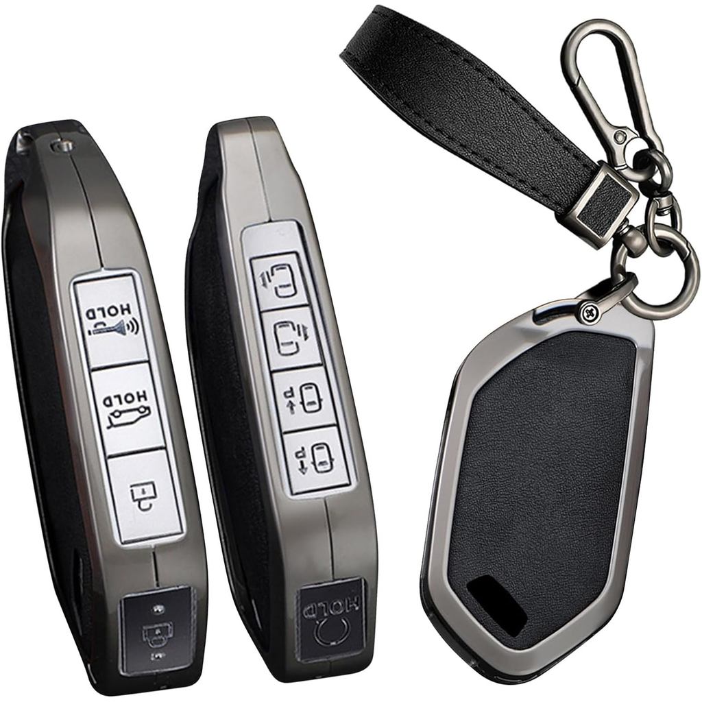 5/6/7/8/9 ปุ่ม Key Fob ฝาครอบพวงกุญแจ Fit สําหรับ Kia Key Shell Case Fit สําหรับ Kia Telluride EV9 P