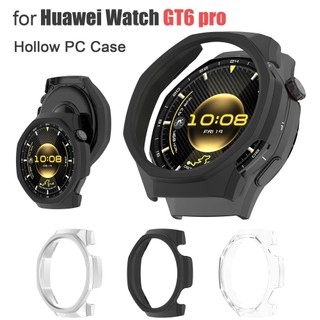 Hollow PC สําหรับ Huawei นาฬิกา GT6 Pro 46 มม.ป้องกัน PC กันชนสําหรับ Huawei นาฬิกา GT 6 Pro กรณีอุปกรณ์เสริม