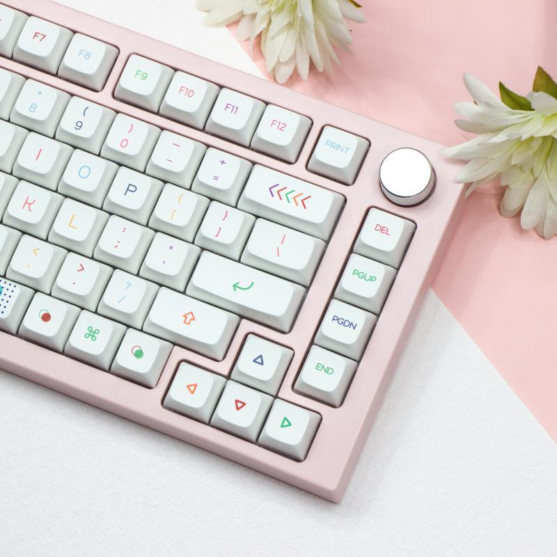 ธีมแสงนีออน XDA/ไทย/127-Key Full Set Sublimation Mechanical Keycap Original Keycap