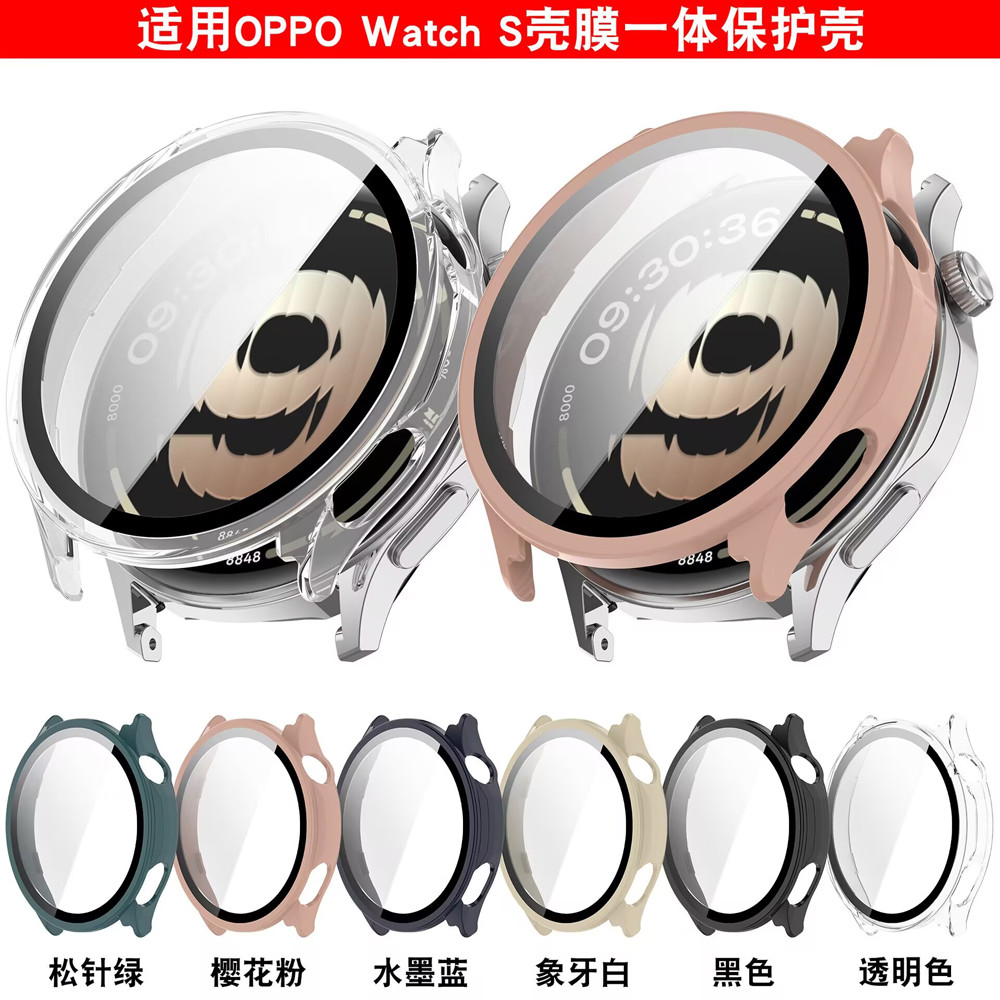 OPPO Watch X2 X Hard PC Bumper Case + ฟิล์มกระจกนิรภัย Hard PC กันชนคลุมทั้งหมดเคสป้องกันหน้าจอสําหร