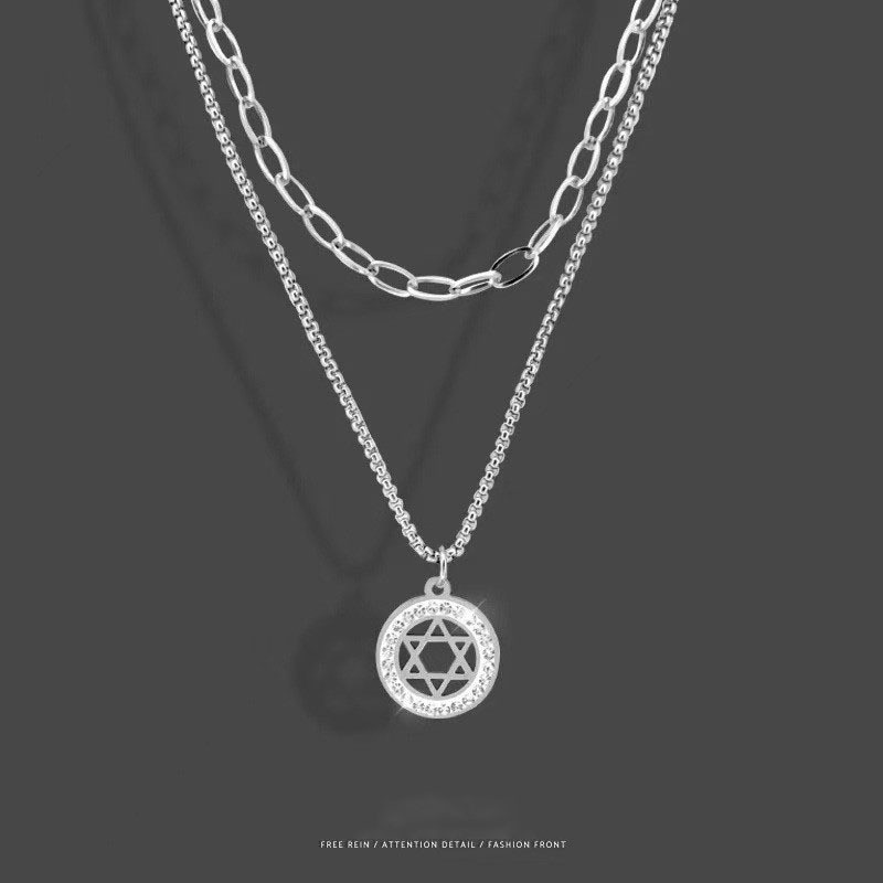 KPop Demon Hunters Heart Necklace - Rumi Zoey Mira Alloy Jewelry Pendant titanium Alloy