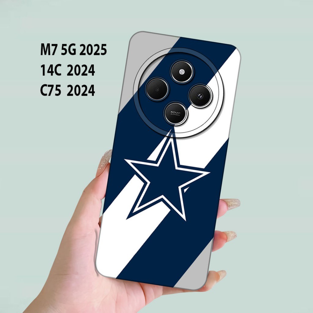 เคส Xiaomi POCO M7 5G 2025 - POCO C75 2024 - REDMI 14C 2024 _Softcase Silicone Hp สีดําใสยืดหยุ่น