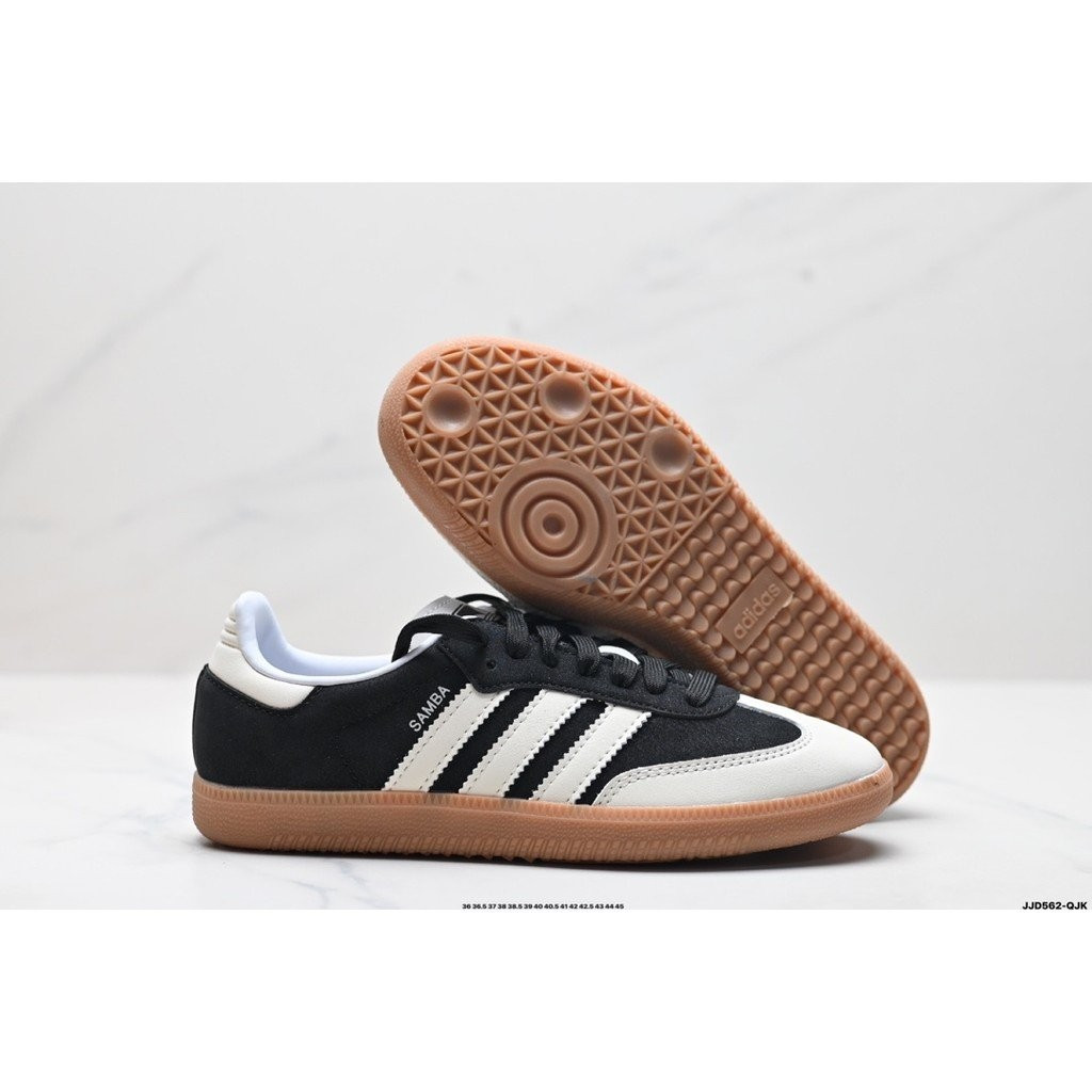 Sam/ba OG IE5836 รองเท้าบอร์ดลําลองตัดต่ํา unisex/สีเบจดํา