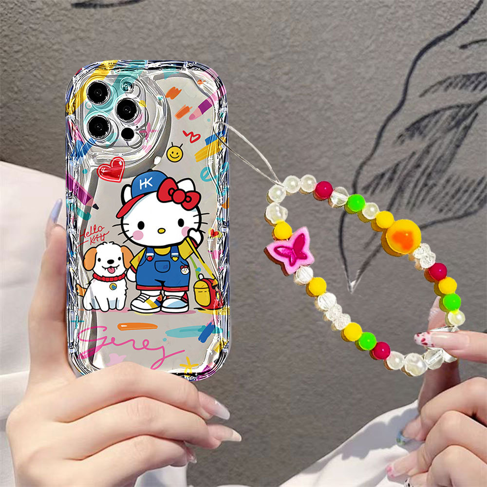 แต่งตัว Hello Kitty Casing hp Oppo A5 5G A5X A5 Pro A3X A60 A16 A38 A18 A17 A58 A78 A17K A15 A5S A77