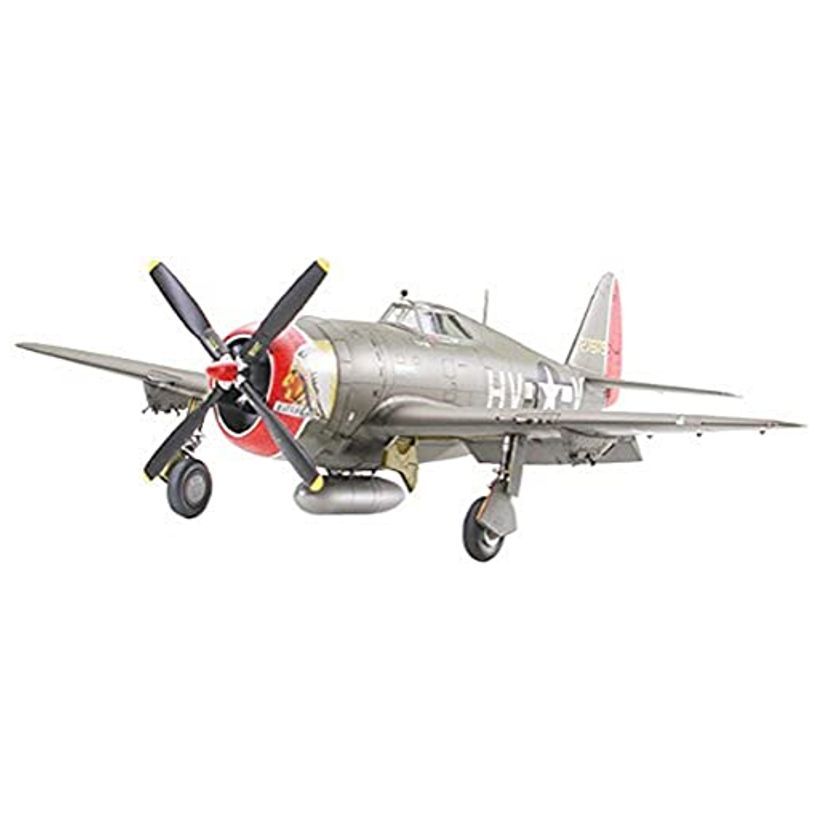 ทามิย่า โมเดลเครื่องบิน 1/48 รุ่นยอดนิยม อเมริกา กองทัพบก Republic P-47D Thunderbolt รูปทรง Razorbac