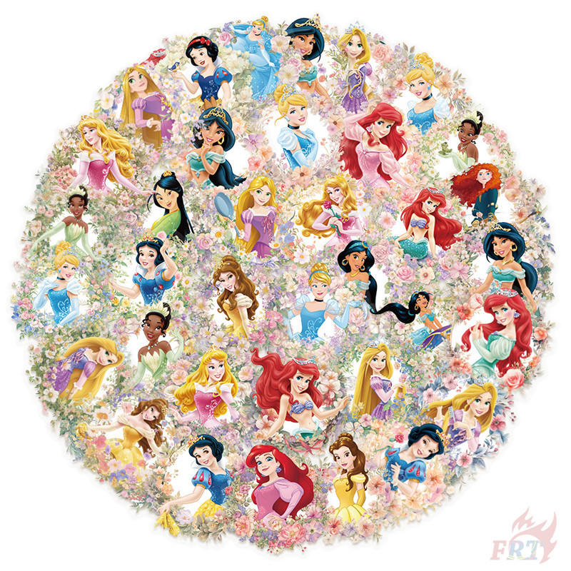 ❀ สติ๊กเกอร์ PET เจ้าหญิงพวงมาลัย ❀ 50 ชิ้น/เซ็ต DIY แฟชั่นกันน้ําเด็กรางวัลสติกเกอร์