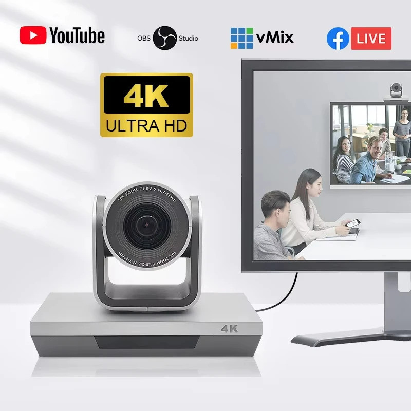 กล้อง Conference Webcam 3x 10x Optical Zoom Webcam Ptz Webcam Usb Meeting Webcams Zoom Video Confere