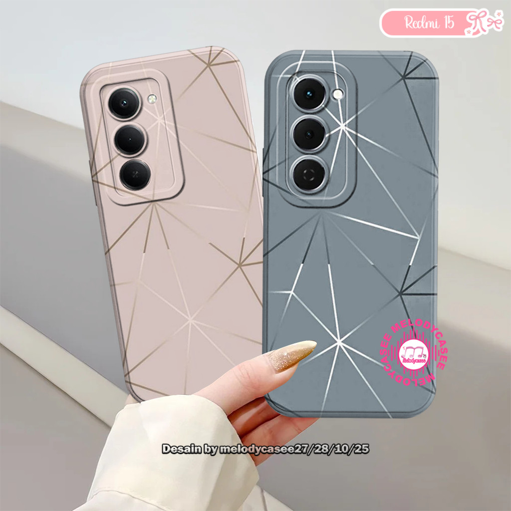 Redmi 15 4g 5g / 13C / 12C / 12 / เคส Xiaomi Poco C65 - เคส Softcase ลาย Cool Line - Prokamera