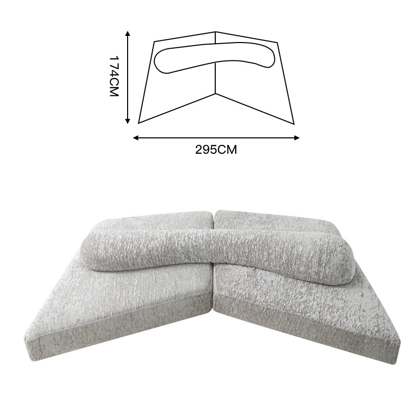 Xibei เฟอร์นิเจอร์ Original Rock โซฟาอิตาเลี่ยน Minimalist ขนาดใหญ่วิลล่าแบนขนาดใหญ่ Apartment Desig