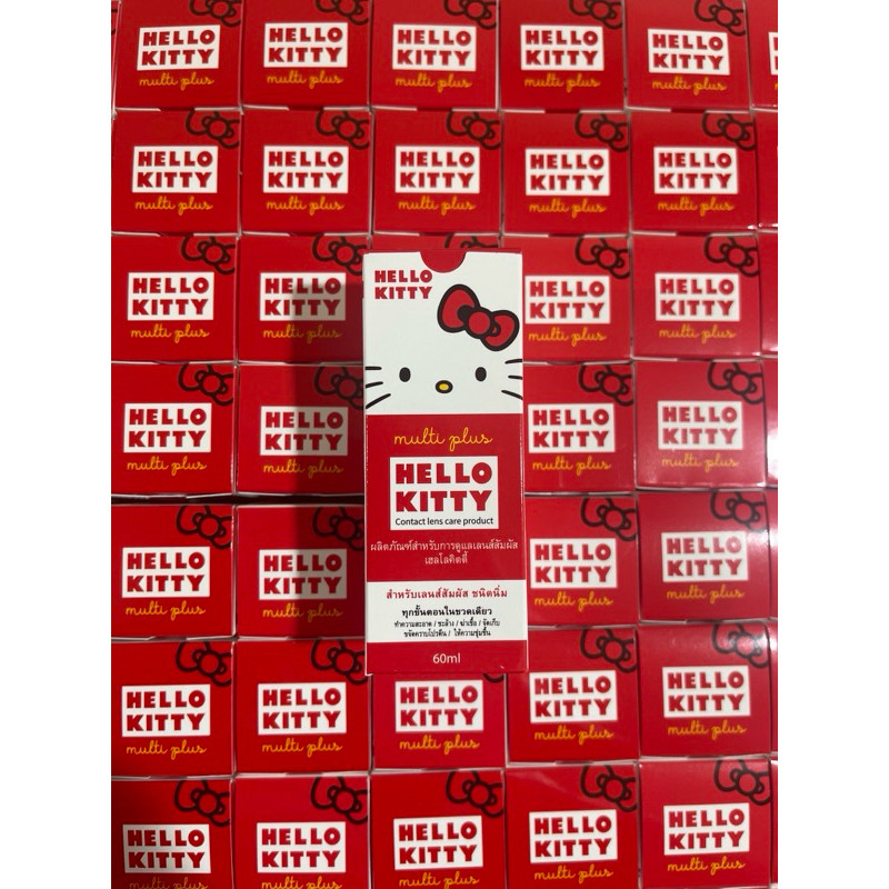 น้ำยาล้างคอนแทคเลนส์ Hello Kitty 60ml. Contact Lens Care Products💦 Made in Korean