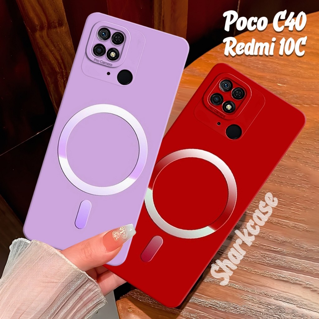 Softcase REDMI 10C / POCO C40 เคส Apple Magsafe Motif สีสันสดใสล่าสุด - เคส Redmi - เคส Redmi - เคส 